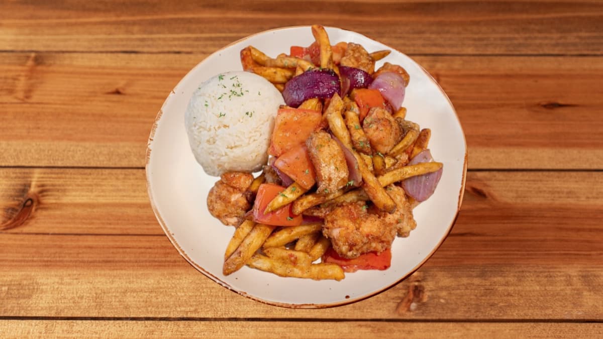 Saltado Fries - Salmon Belly menu item