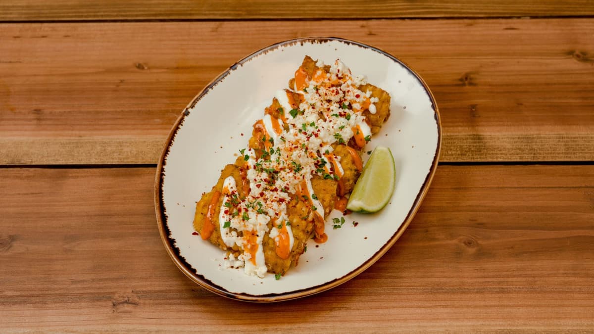 Hamachi Tostada menu item